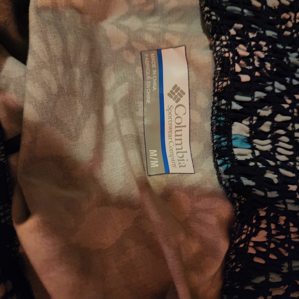 Blue and white Columbia Omni Wick halter dress Size M - Picture 3 of 3